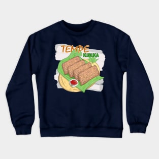 Kusuka Tempeh Indonesian Food traditional Crewneck Sweatshirt